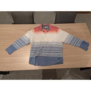 Tommy Bahama 2XL Canyon Beach Bonfire Stripe Shirt